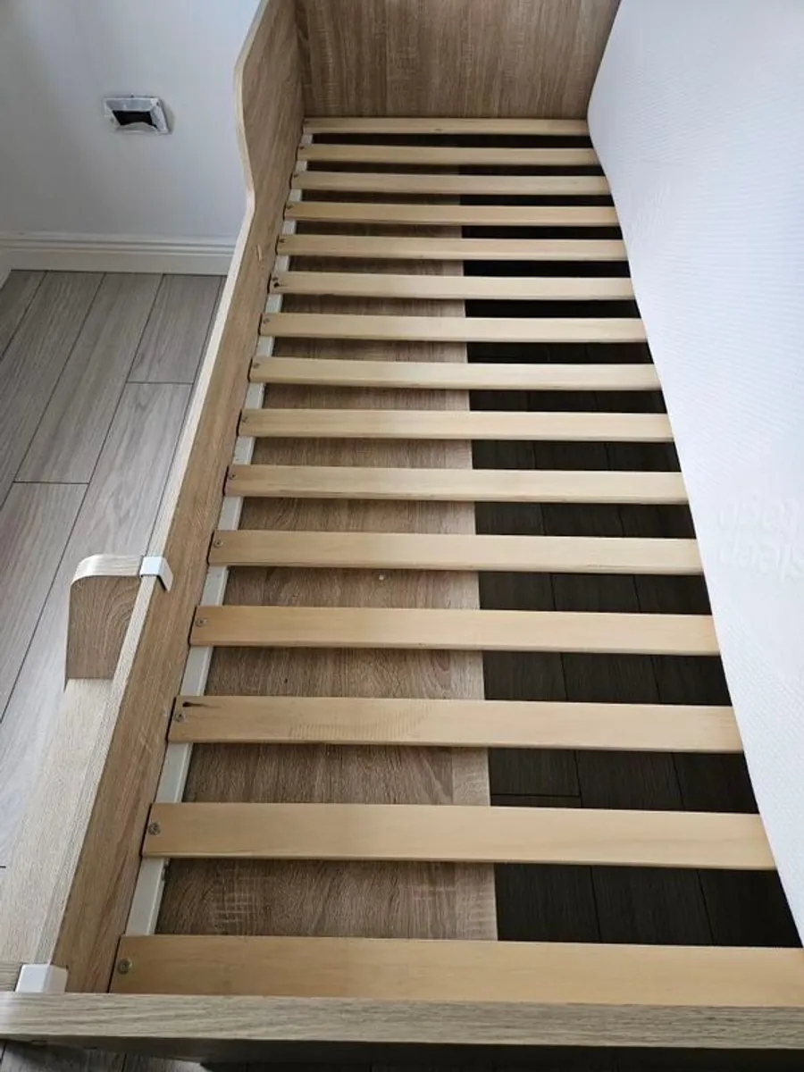 Single Bed Mid Sleeper with Storage inc Mattress - Image 4