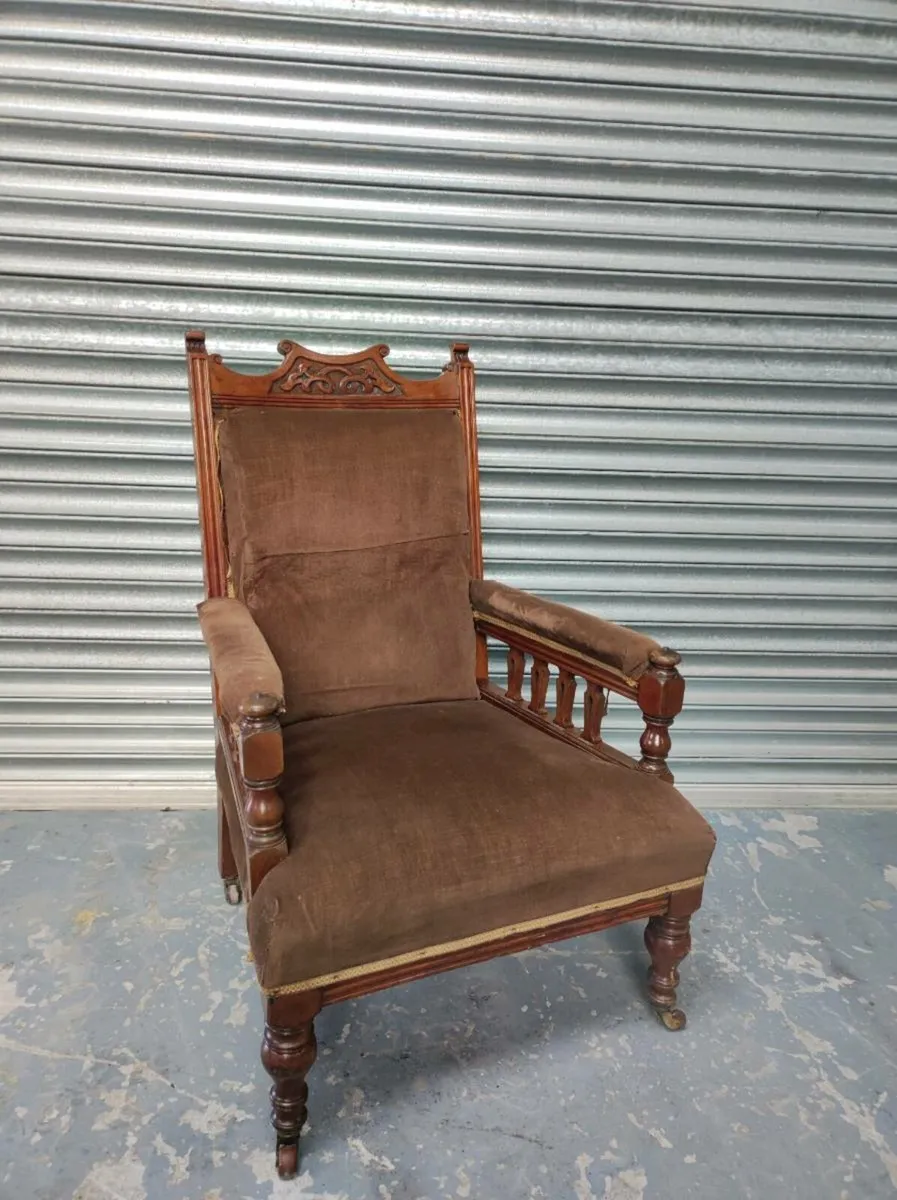 Antique armchair c.1910 /delivery - Image 1