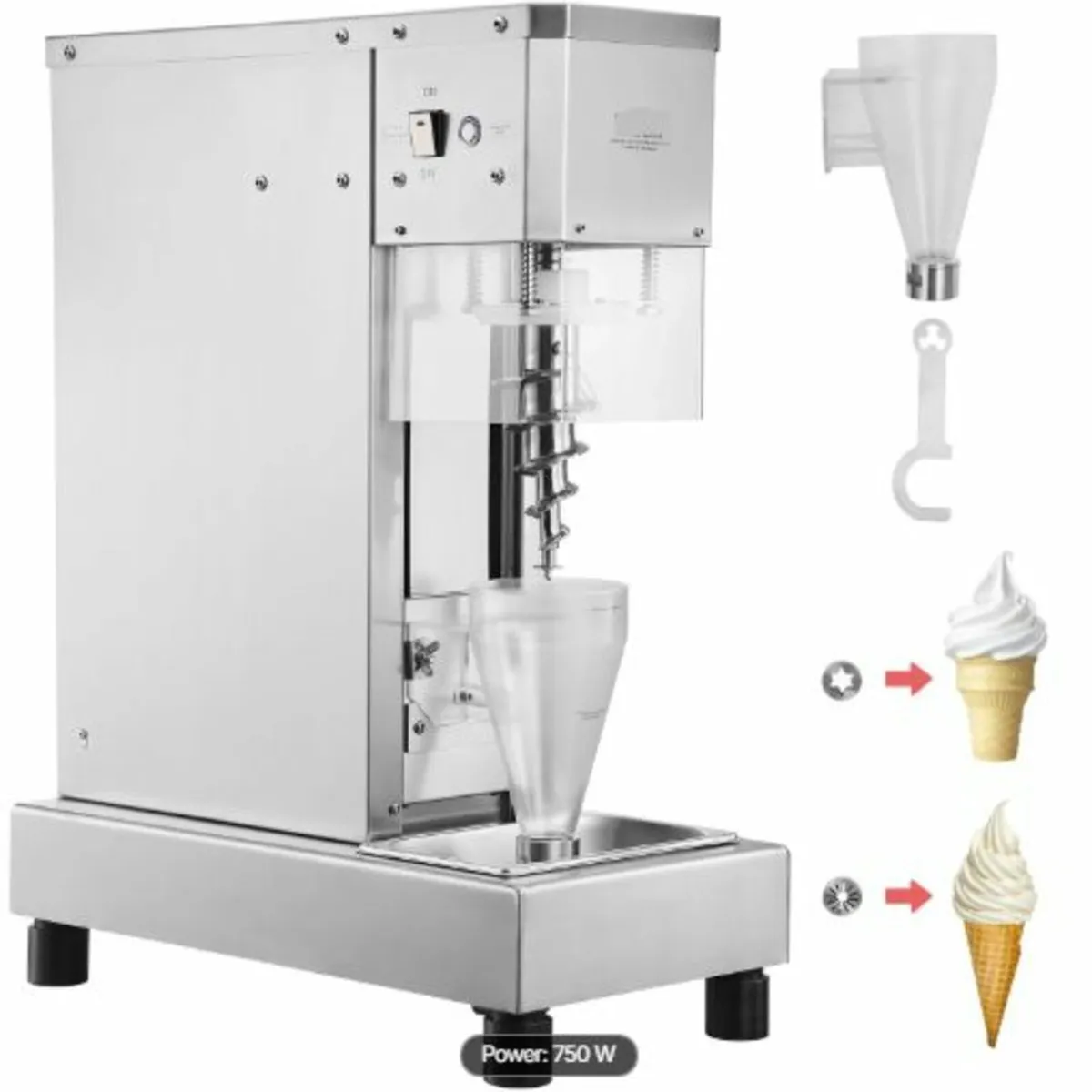 Ice Cream Blender,750W High-Speed Ice Cream Maker - Image 1