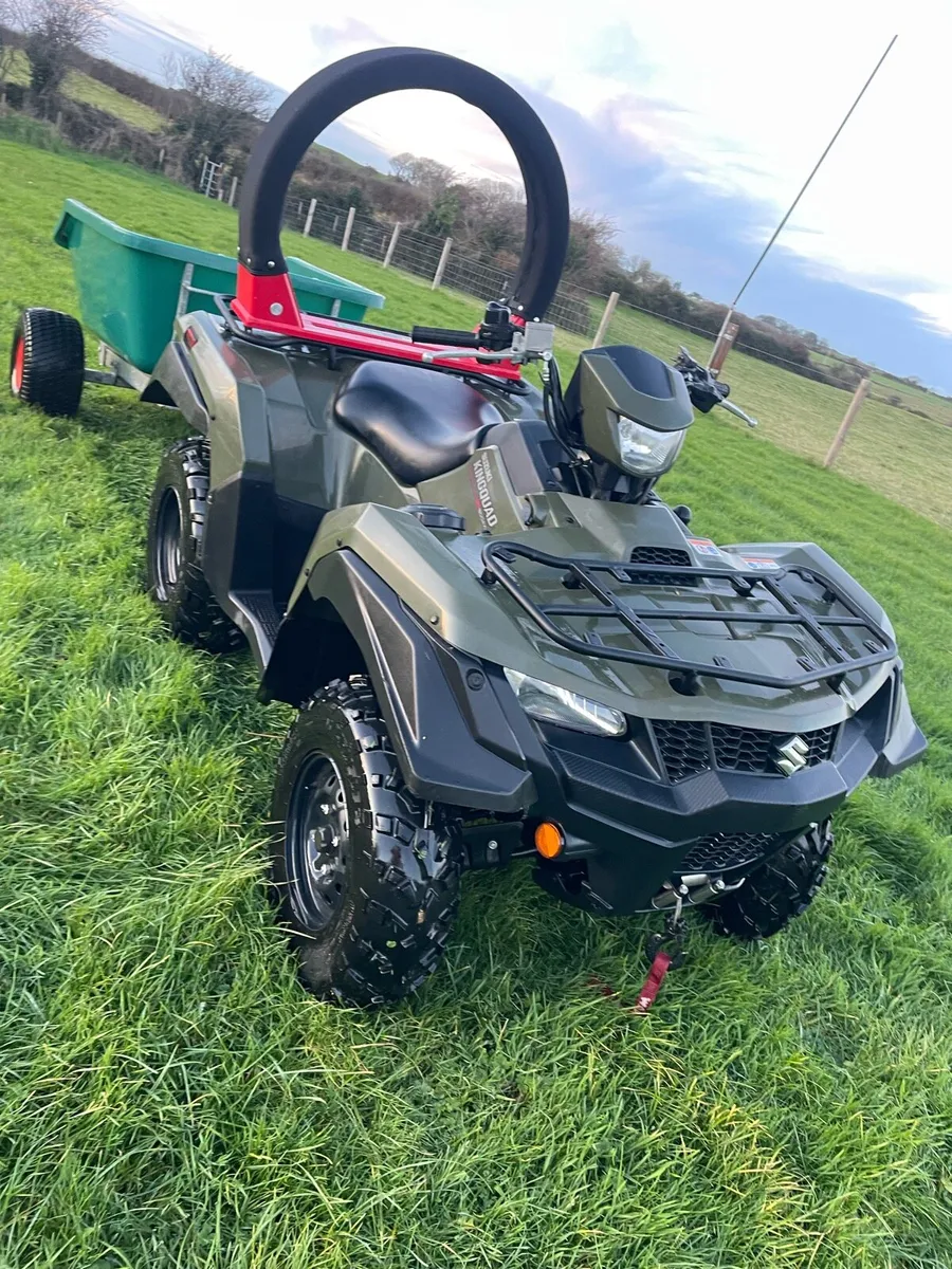 Suzuki King Quad and  Trailor Demo use only - Image 4
