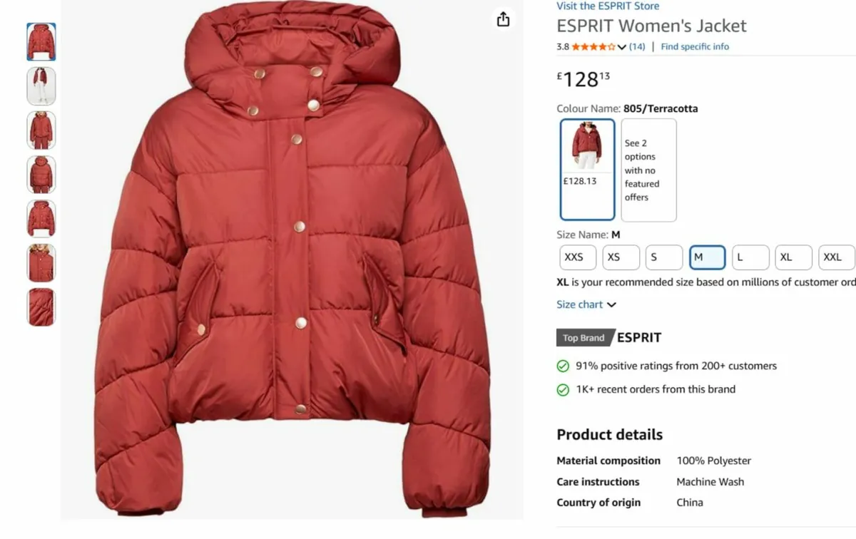 Esprit winter jacket - Image 3