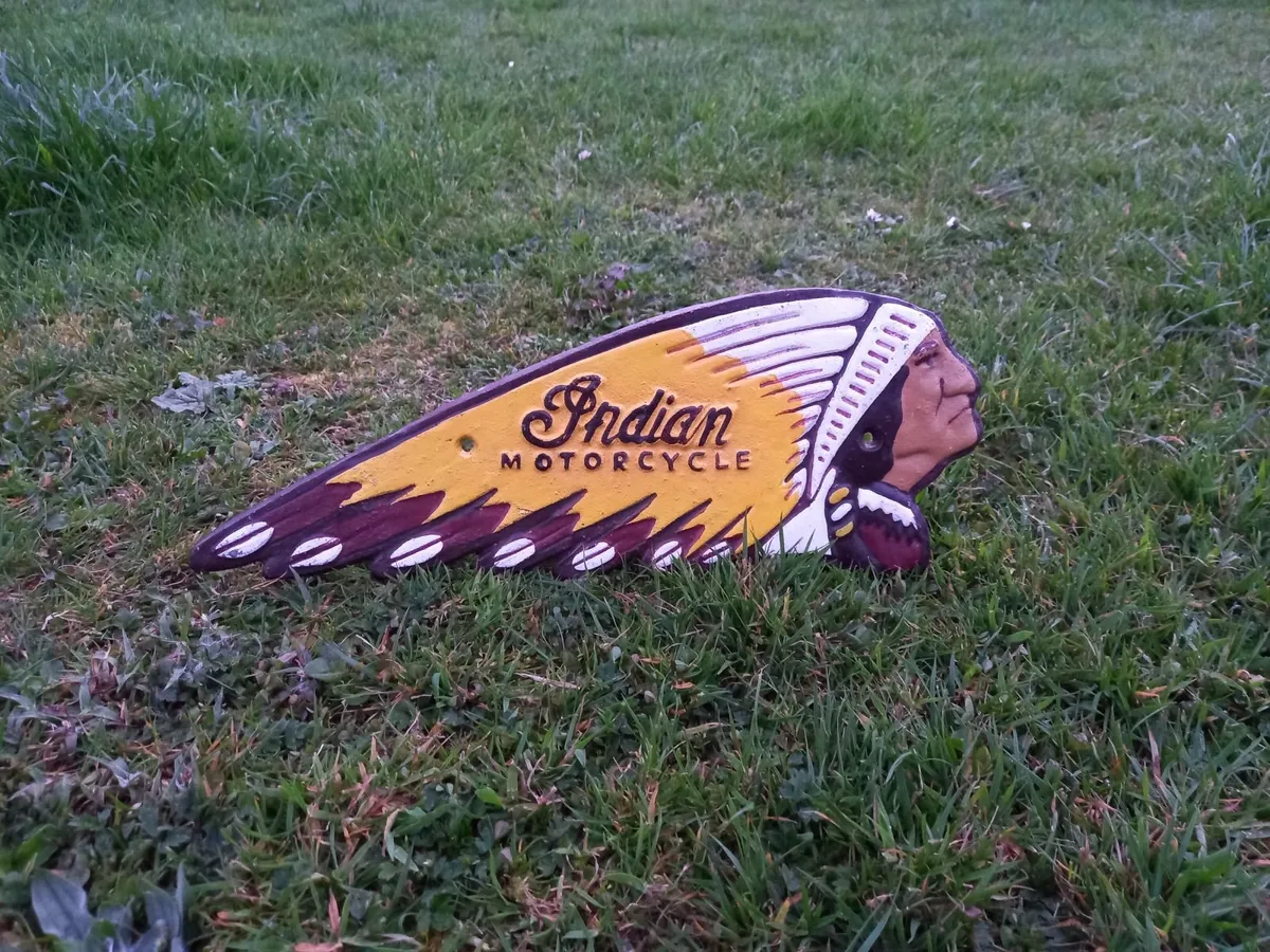 Indian Cast Iron Sign - Image 2