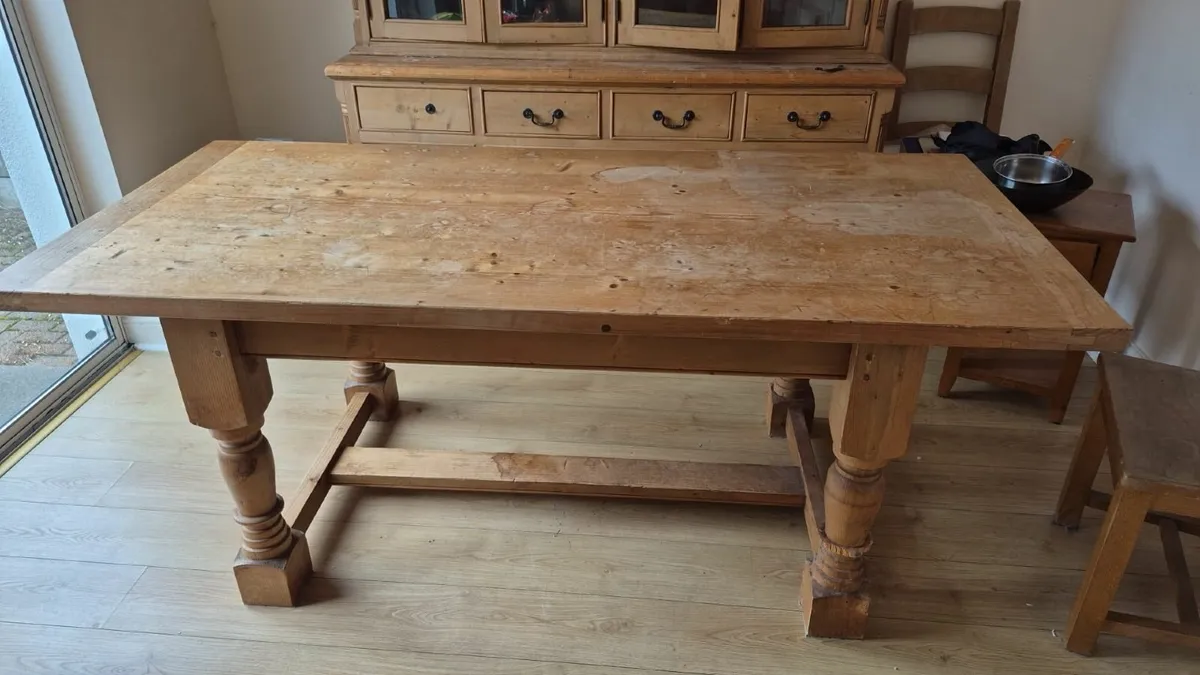 wooden table