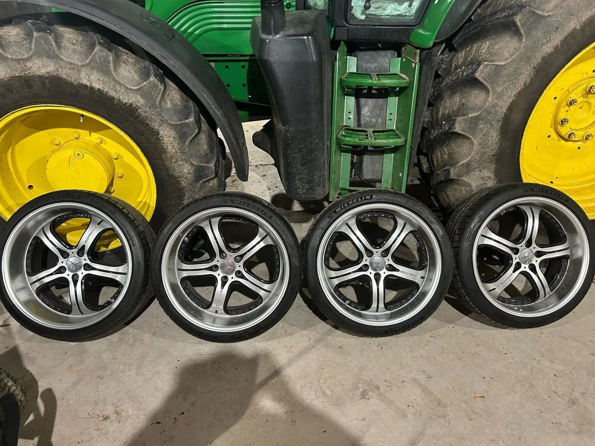 20 “Mecxtreme 3 5x112 alloy wheels and tyres - Image 1