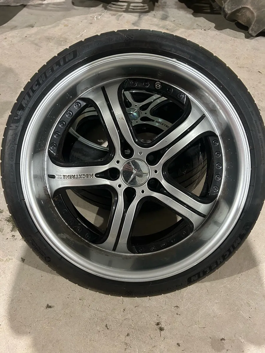 20 “Mecxtreme 3 5x112 alloy wheels and tyres - Image 4