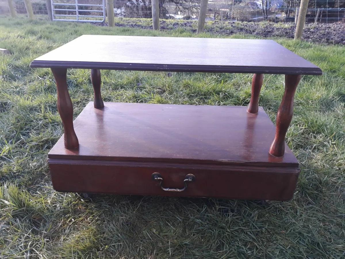 Coffee Table with Drawer - Image 3