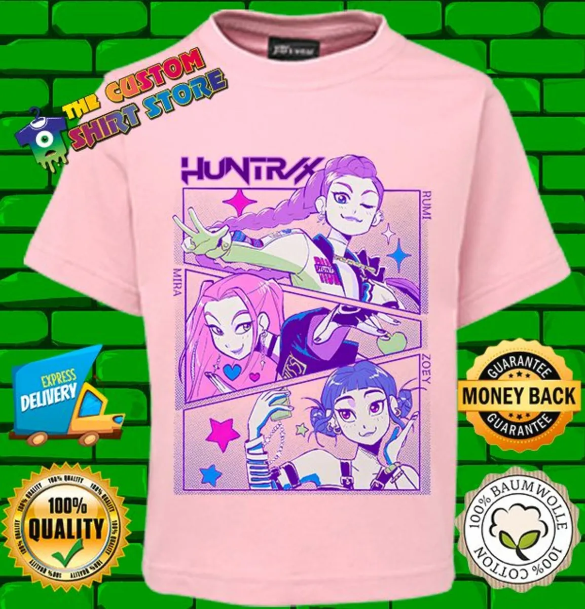KPop Demon Hunters | HUNTRiX T-shirt - Image 2