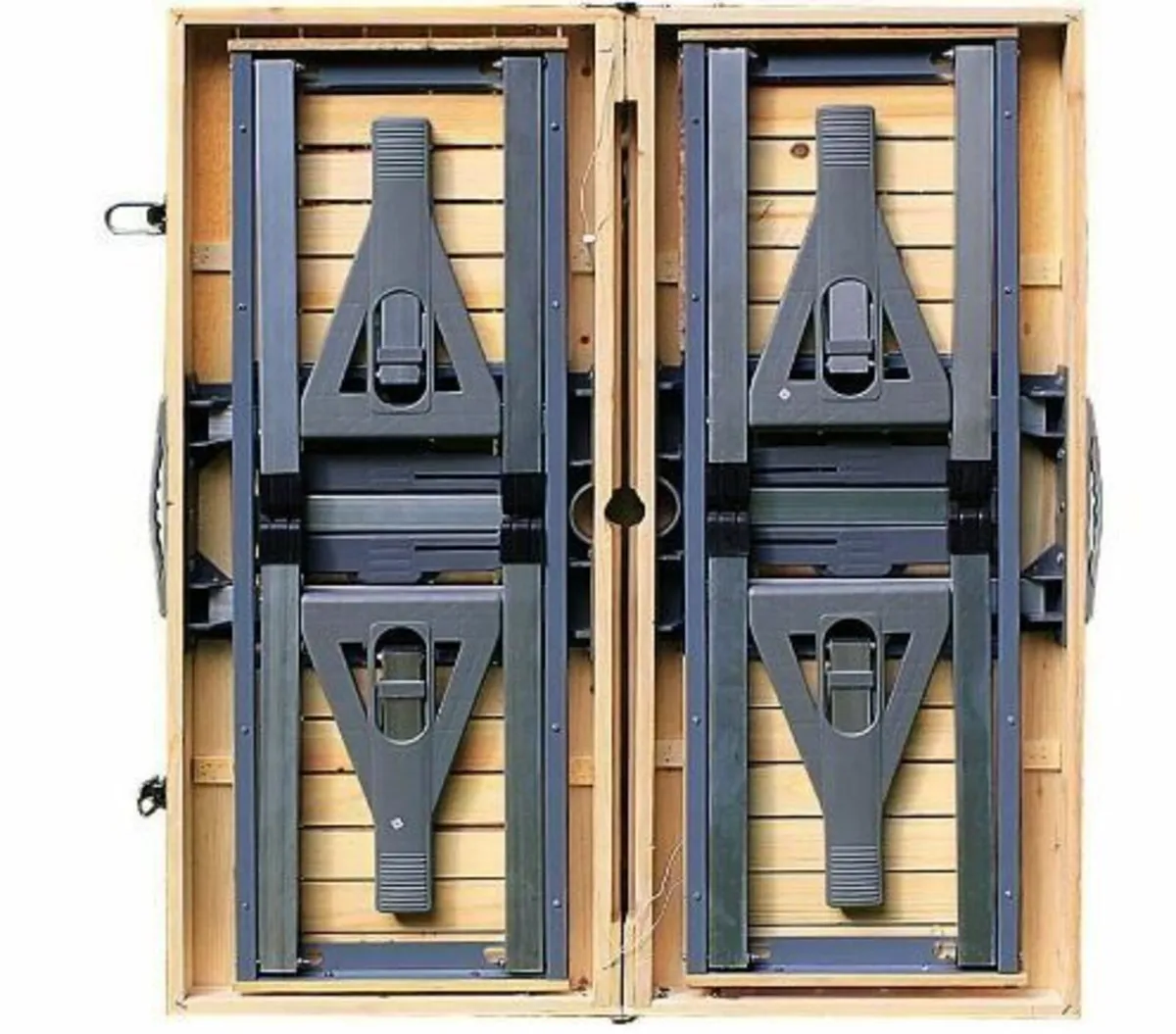 Foldable Aluminium Picnic Table Suitcase Set - Image 3
