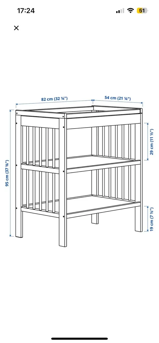 Ikea gulliver changing table - Image 3
