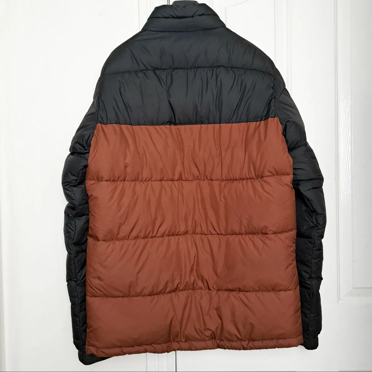 Columbia Black Brown Down Insulated Jacket M - Image 3