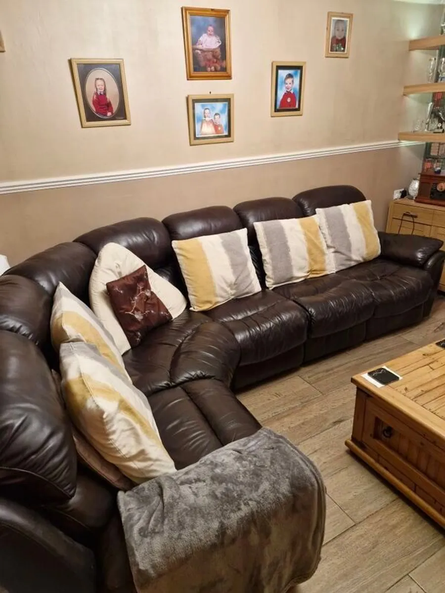 Sofa leather corner unit - Image 1