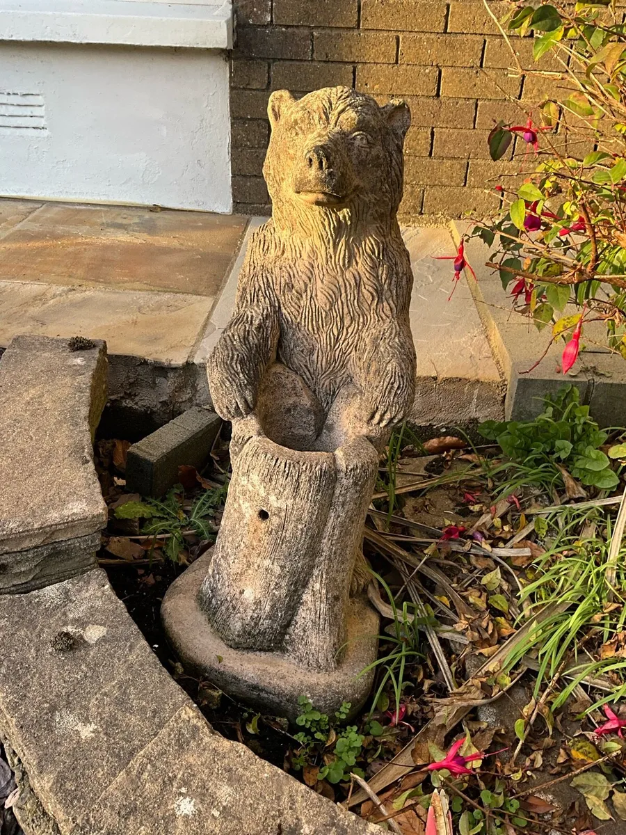 Large Vintage Stone Garden Sculpture - Image 2