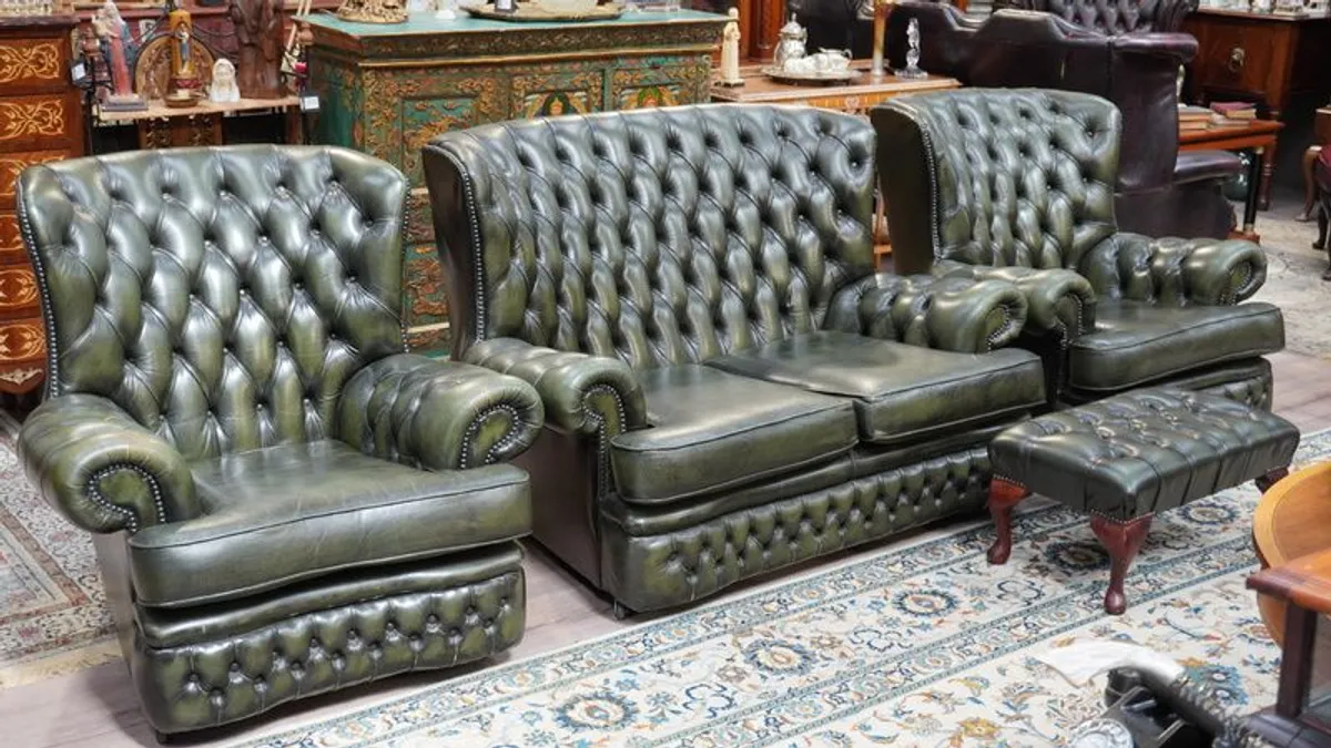 Chesterfield Club Suite - 4-Piece Set - Image 2