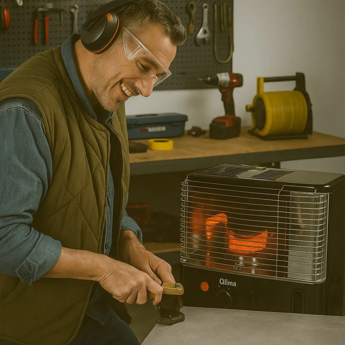 🔥Qlima R4224S 2.4 kW Radiant Wick Paraffin Heater - Image 1