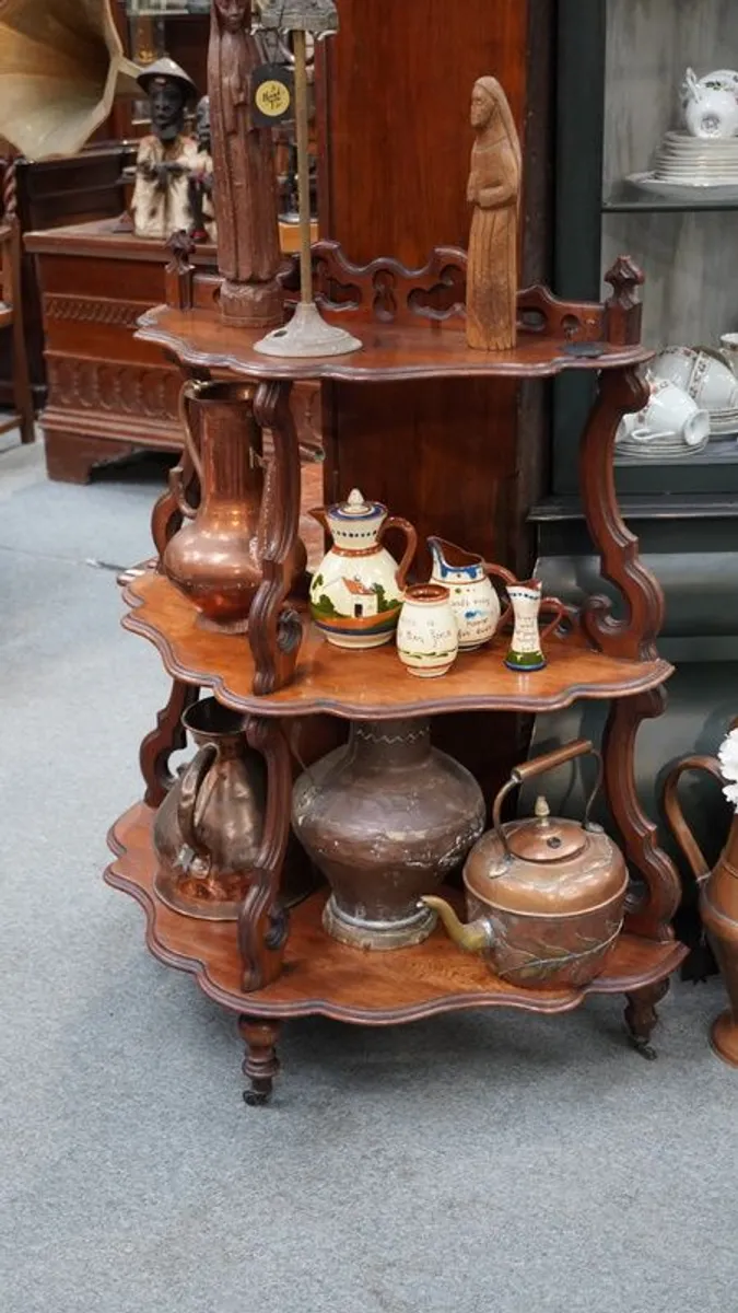 Antique Victorian Whatnot Etagere - Image 2