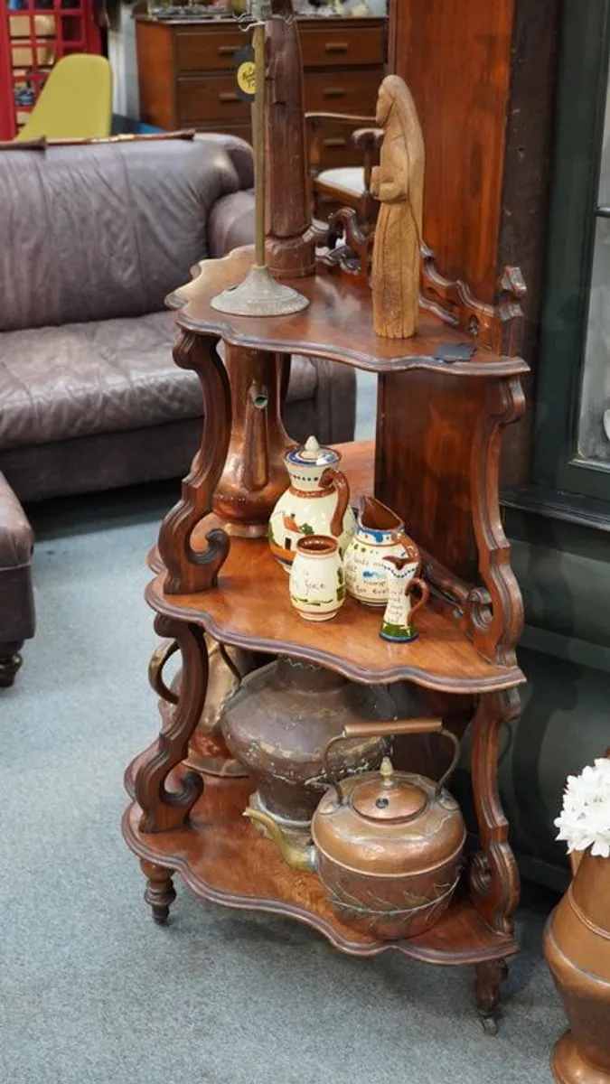 Antique Victorian Whatnot Etagere - Image 3