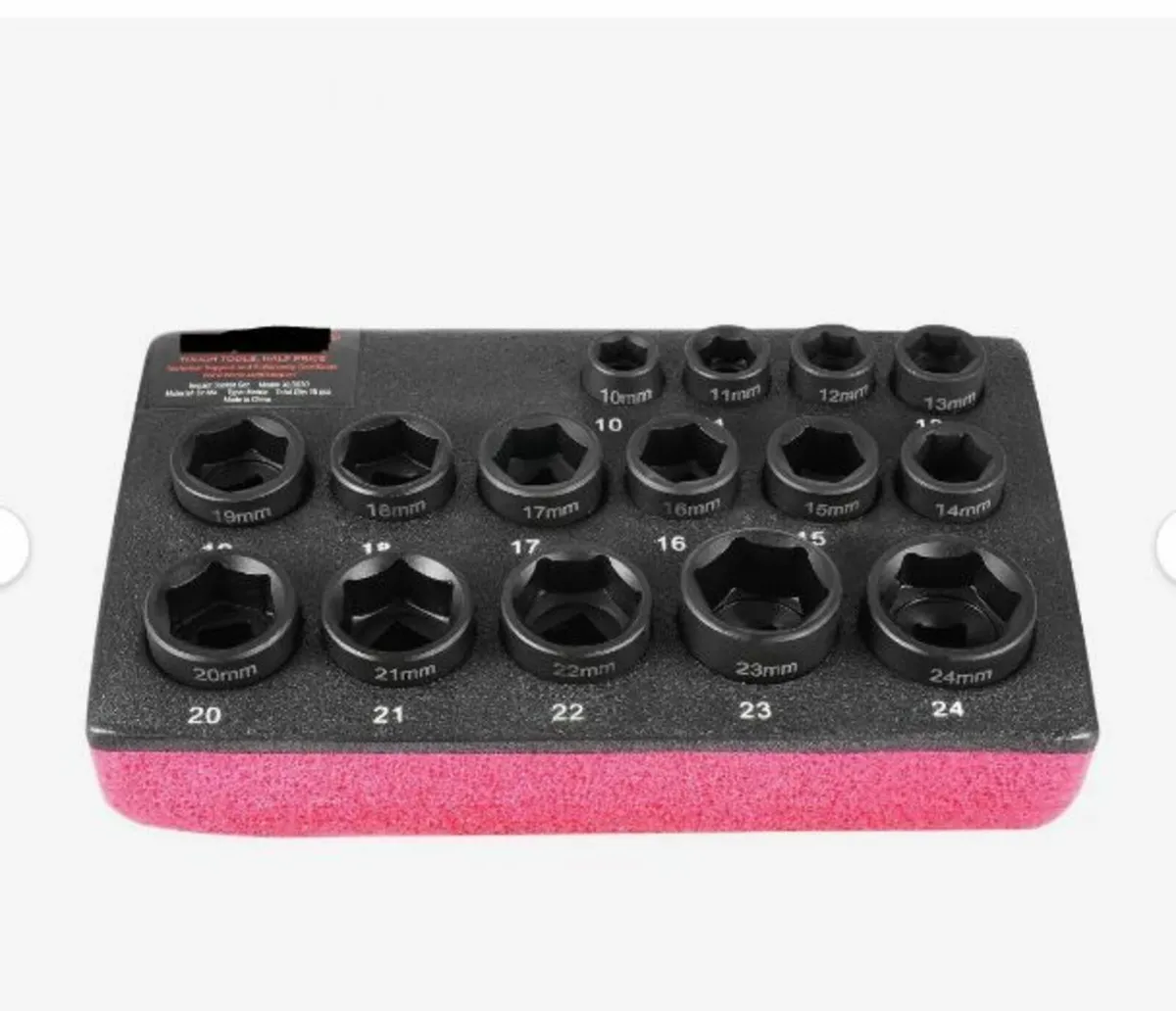 3/8" Drive Impact Socket Set, 15 Piece - Image 3