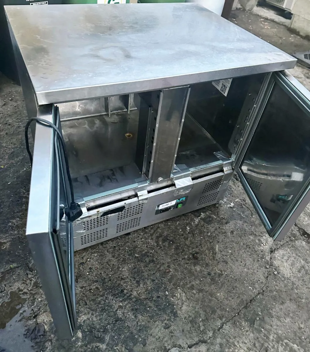 Heavy-Duty Double Door Prep/Undercounter Refrigera - Image 1