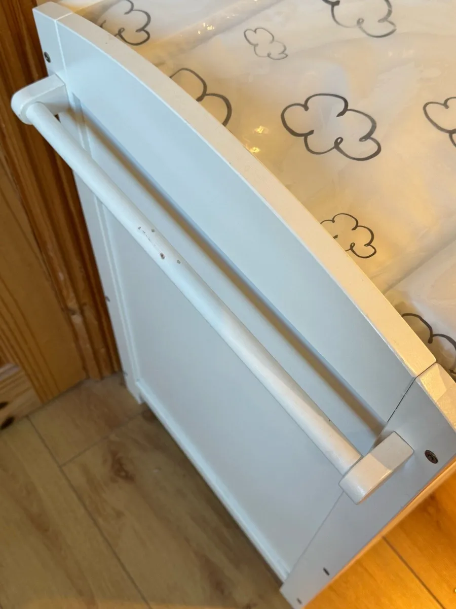 MotherCare Open Baby Changing Table Unit with Mat - Image 4