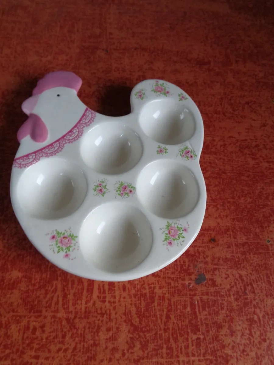 Ceramic Egg Holder Plate for Sale