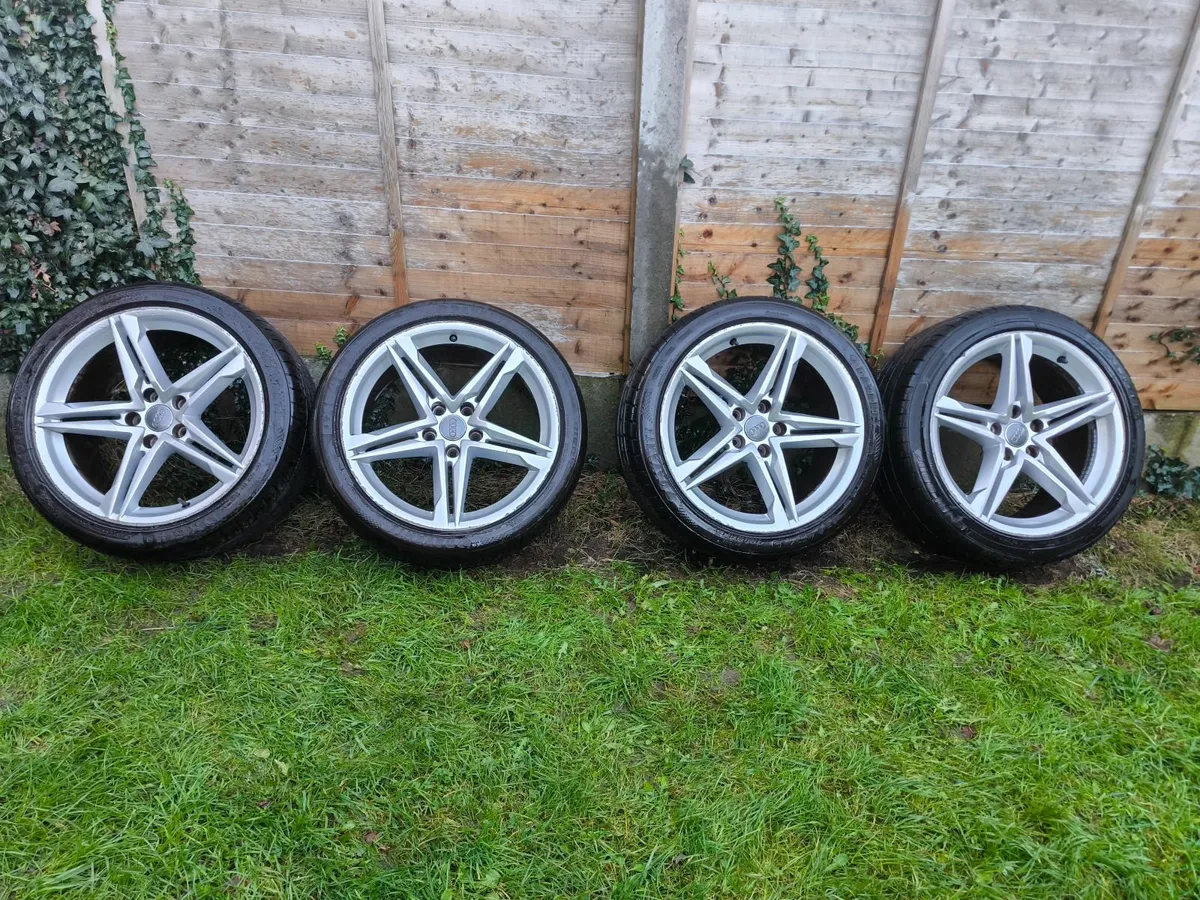Audi A3 A4 A5 Genuine Wheels&Tyres 245/40/18 5x112 - Image 1