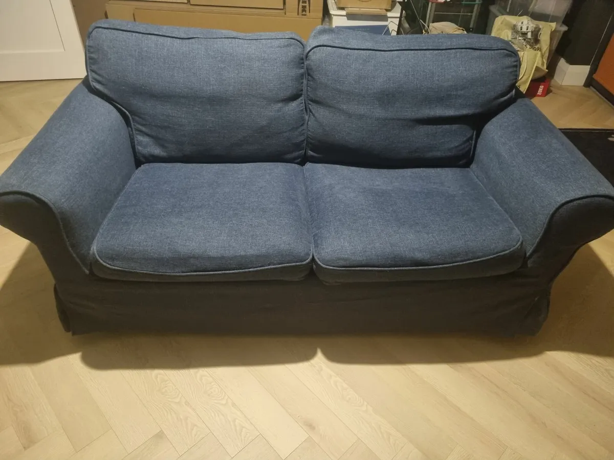 Ikea EKTORP Sofa and Footstool - Image 2