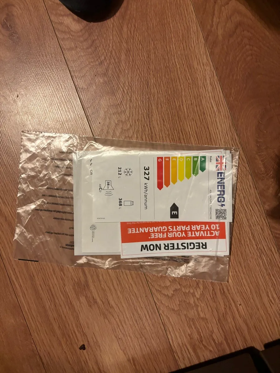 BEKO Fridge-Freezer, Black Steel, ASL1442VPZ - Image 3