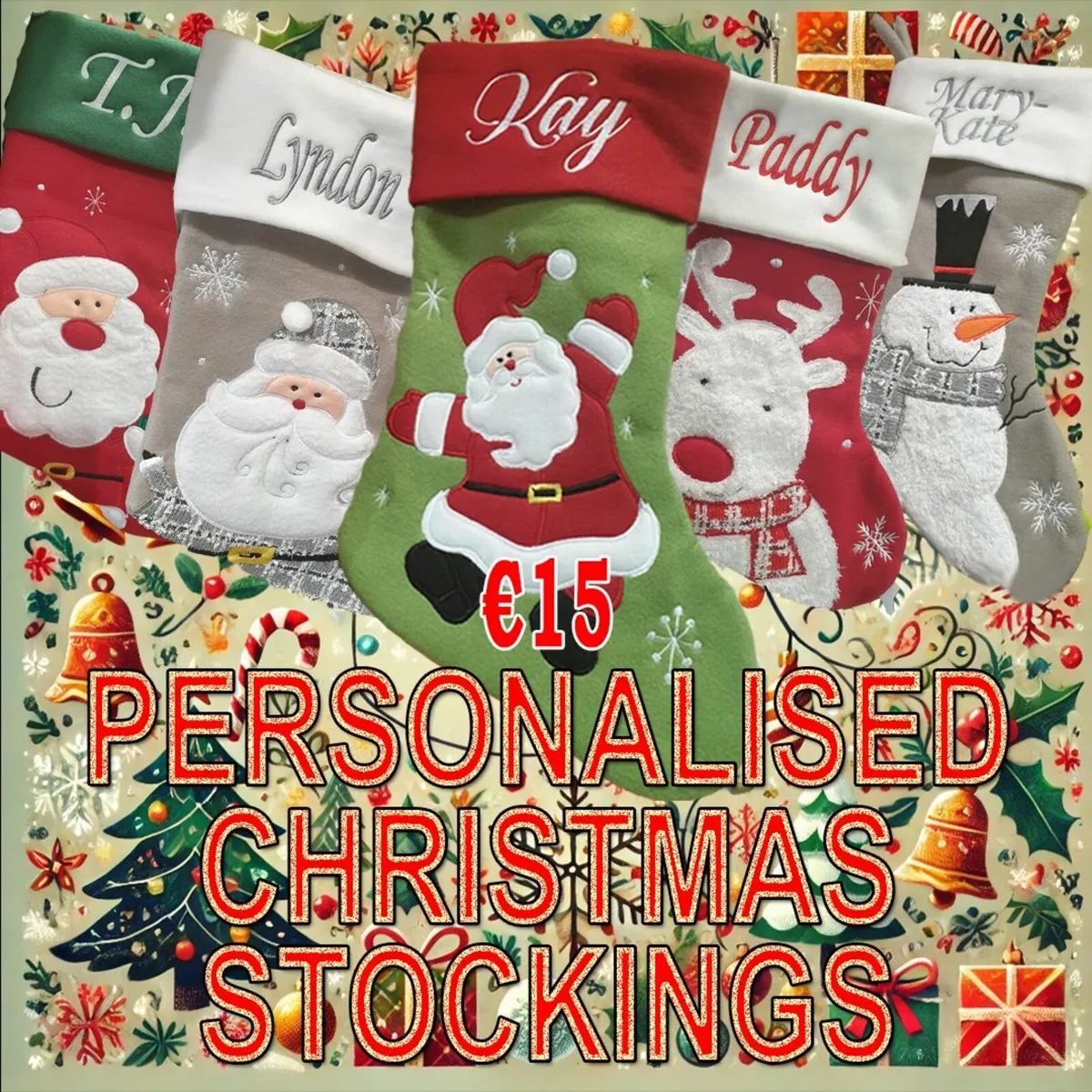 Personalised Christmas Stockings