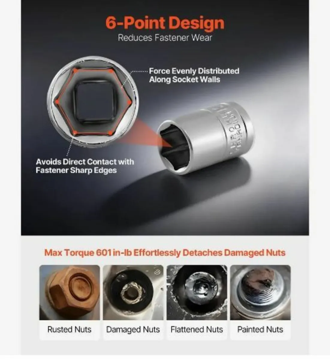 Socket Set, 27 Pieces, 6.4 mm - Image 3