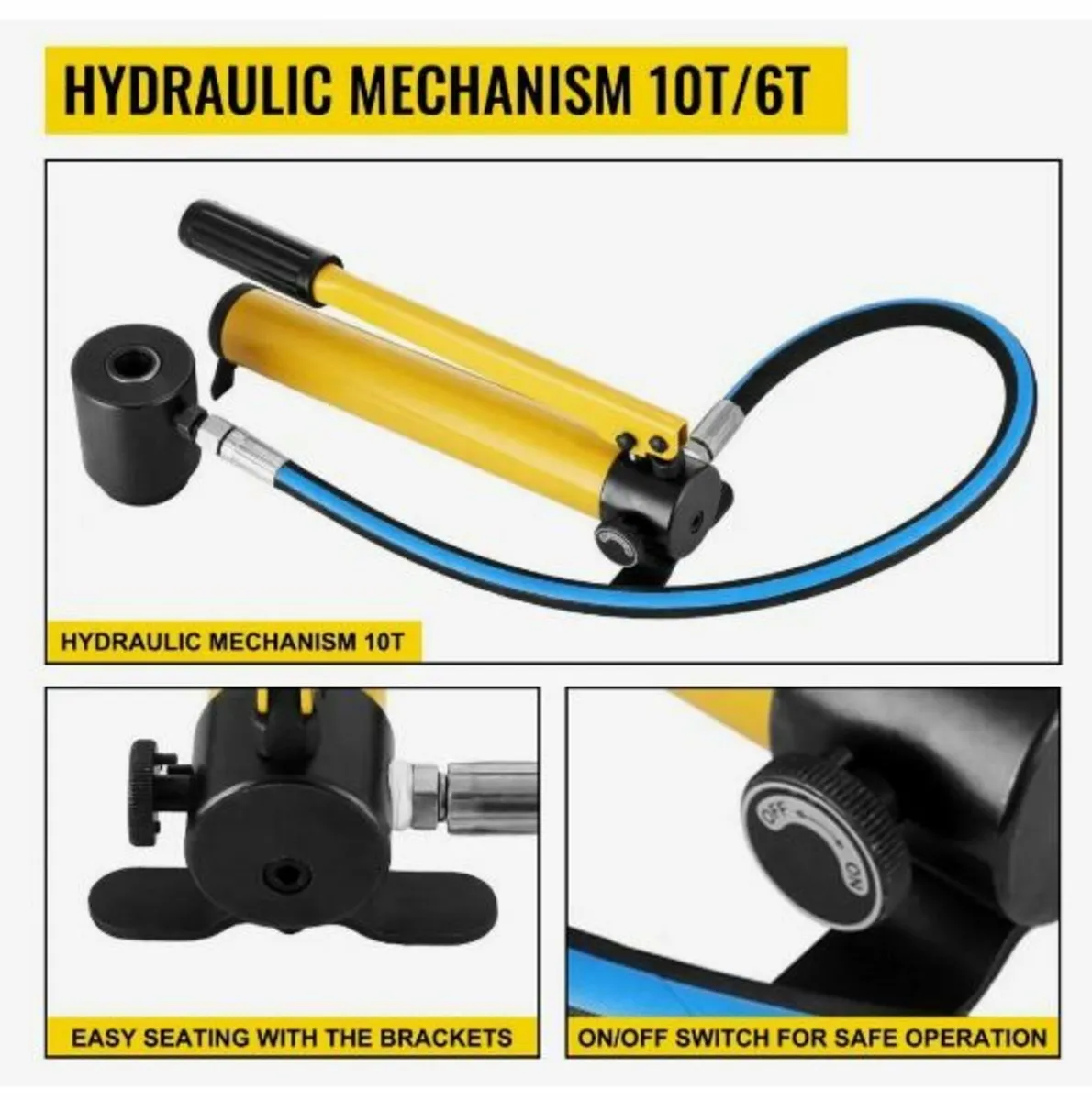 6 Die 10 Ton Hydraulic Knockout Punch - Image 2