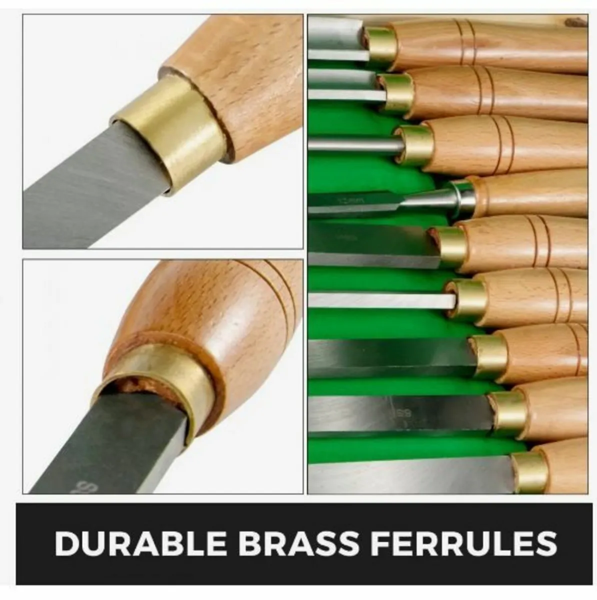 Lathe Chisel 8 Piece Wood - Image 4