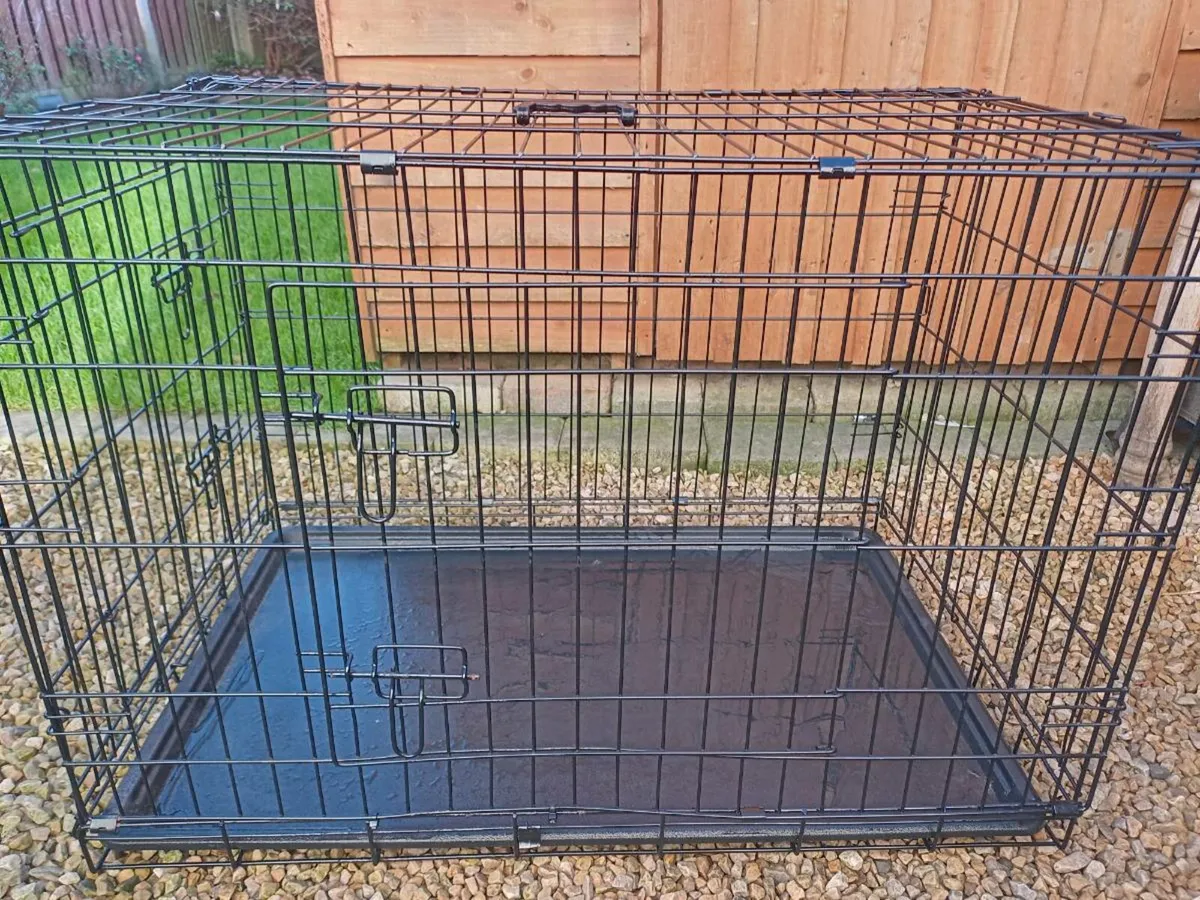 Large dog travel crate. - Image 4