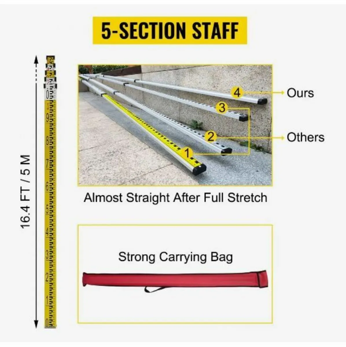 Red Rotary Laser Level Self Leveling Measuring - Image 4
