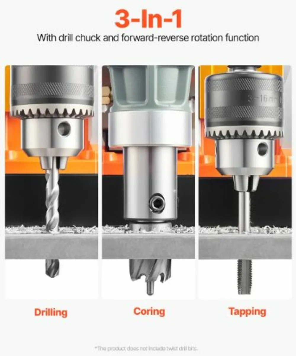 Magnetic Drill, 1450W Motor 2 in Boring Diameter, - Image 4