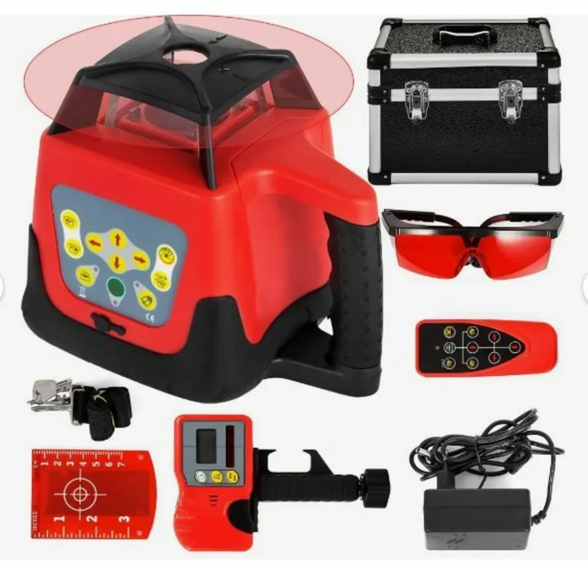 Red Laser Level Rotary Self Leveling Measuring - Image 1