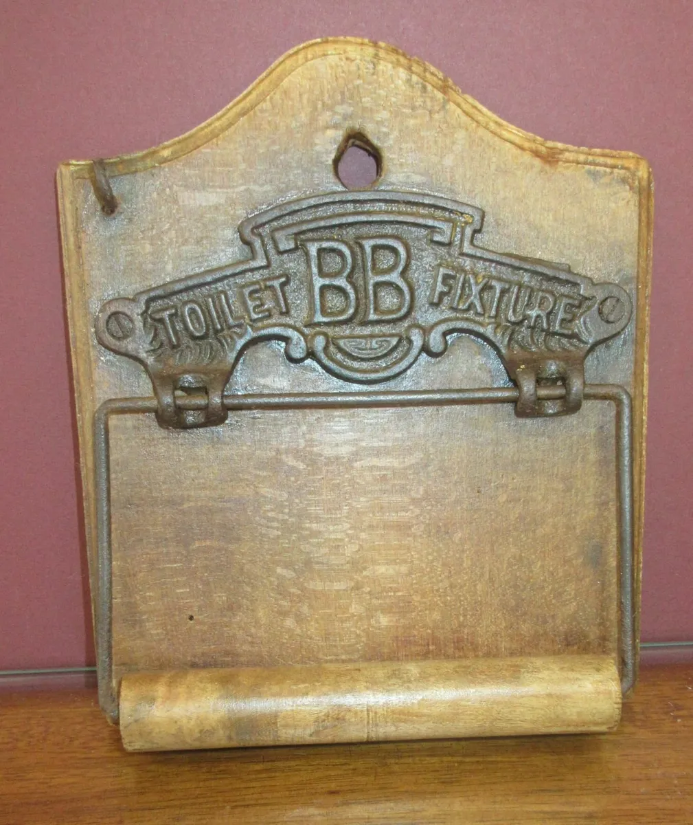 antique vintage SIGN BATHROOM pub cottage B&B cave - Image 3
