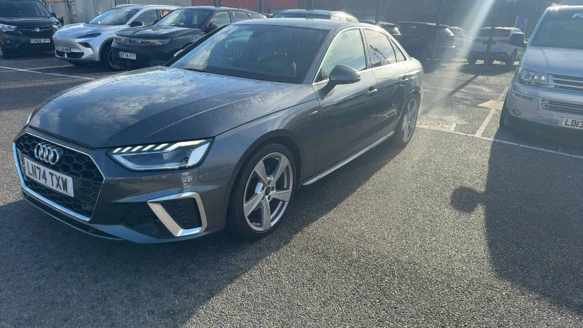 242 Audi A4 S Line - 2.0 TDI Auto - Daytona Grey P - Image 2