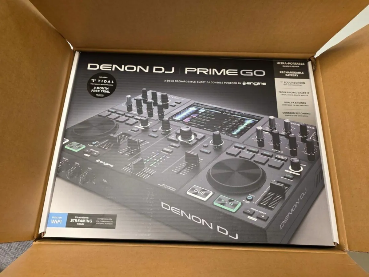 Denon DJ Prime GO Original Box and Accessories - Image 3