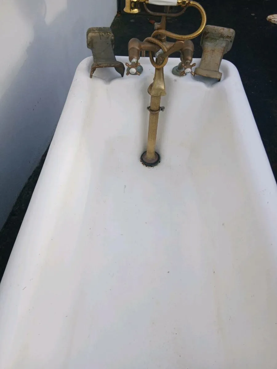Roll Top Cast Iron Bath - Image 1