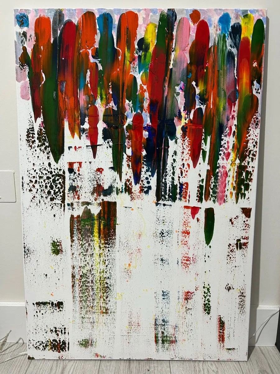 Original large abstract painting - Image 2