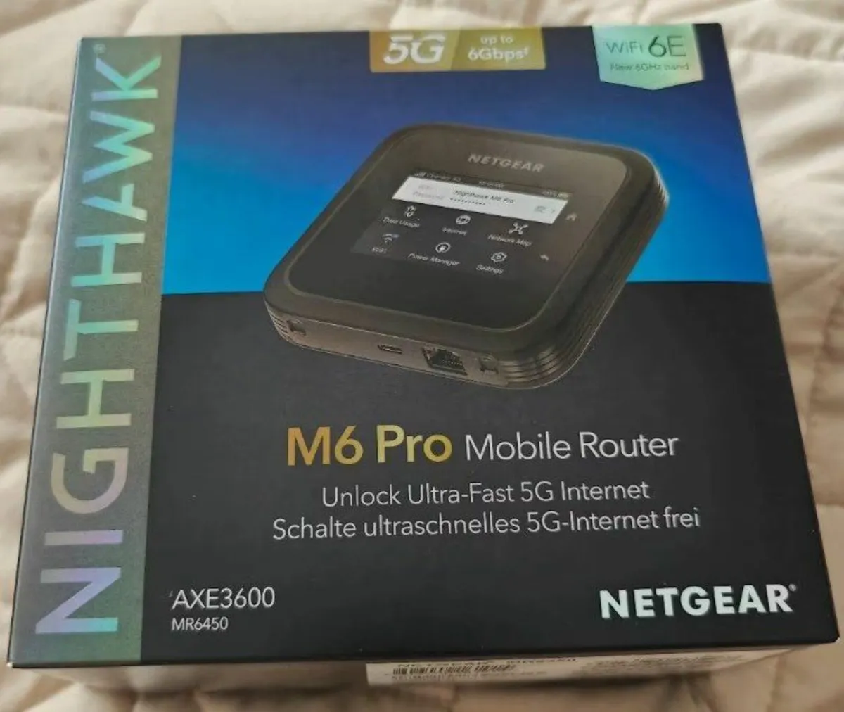 New Nighthawk M6 Pro Router 5G, WiFi 6E - Image 1
