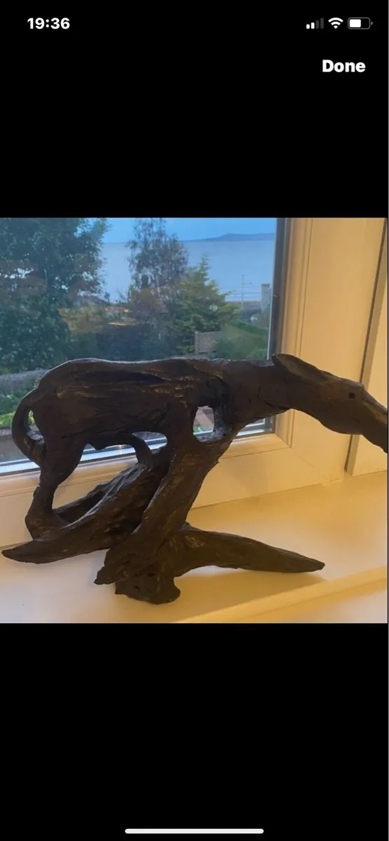 Bog Oak Art Sculpture - Image 1
