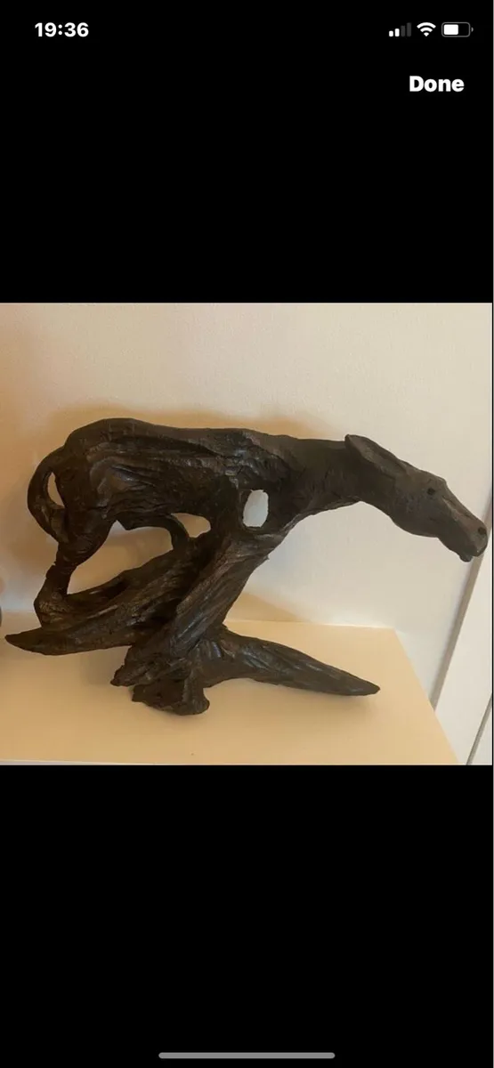 Bog Oak Art Sculpture - Image 2