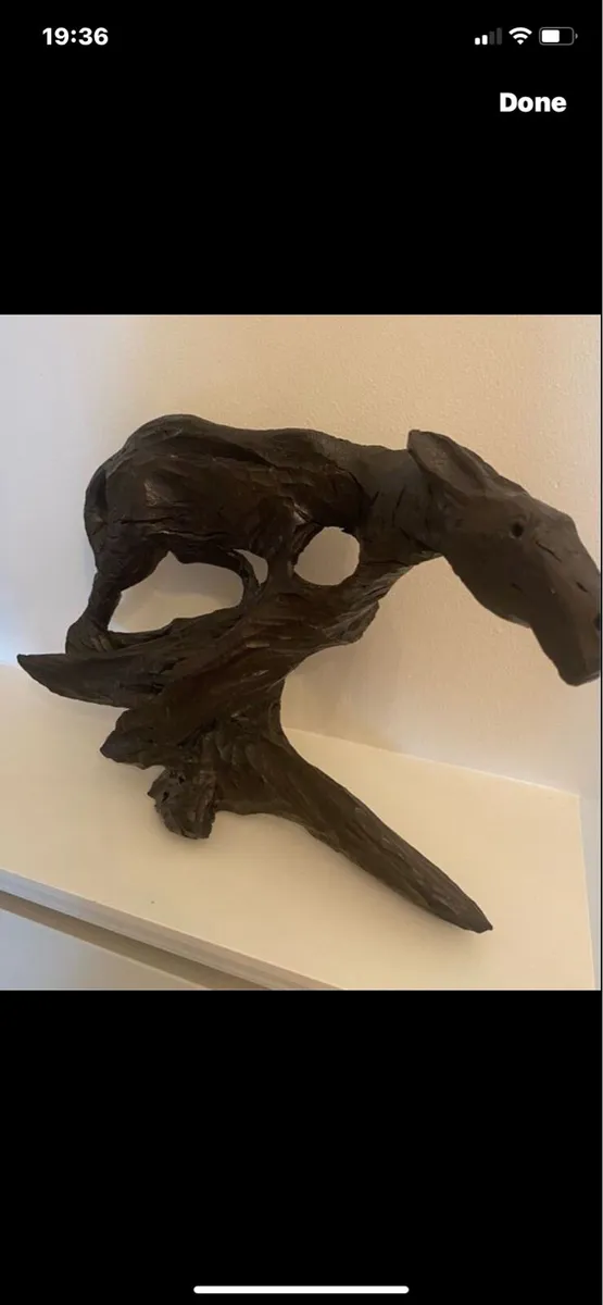 Bog Oak Art Sculpture - Image 3