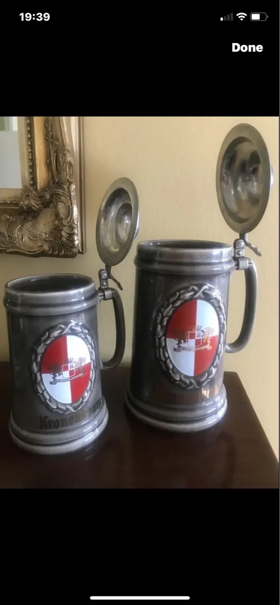 Vintage  Kronembourg Stein Set - Image 1