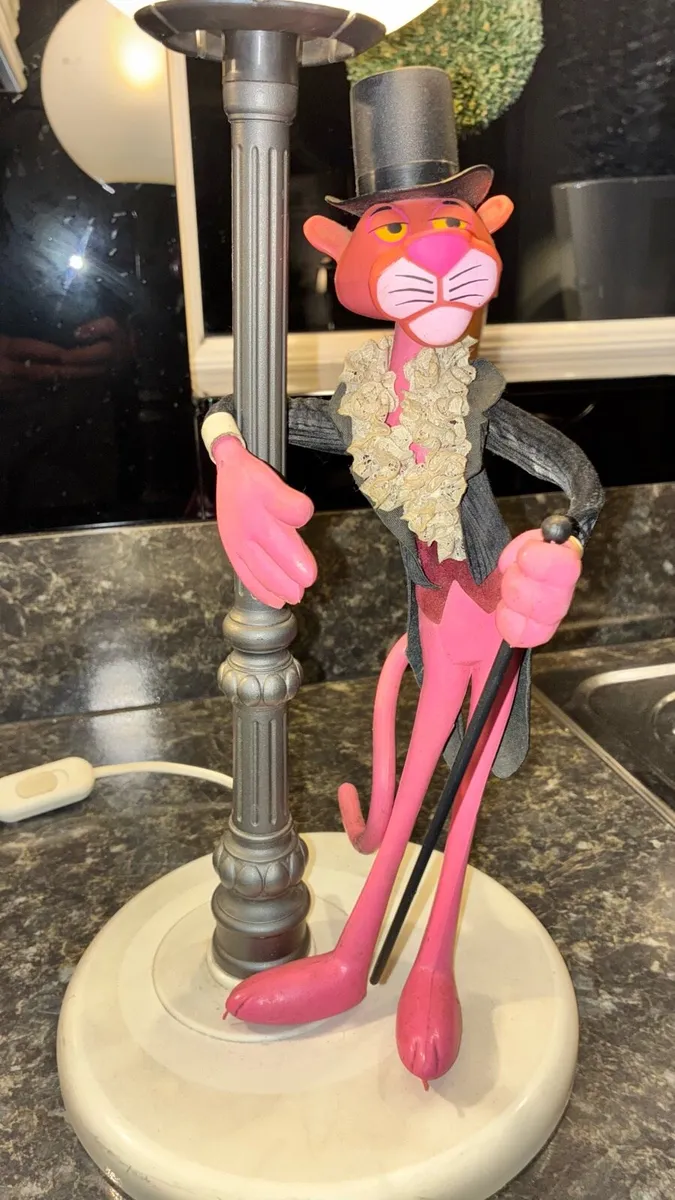 Retro pink panther lamp - Image 1