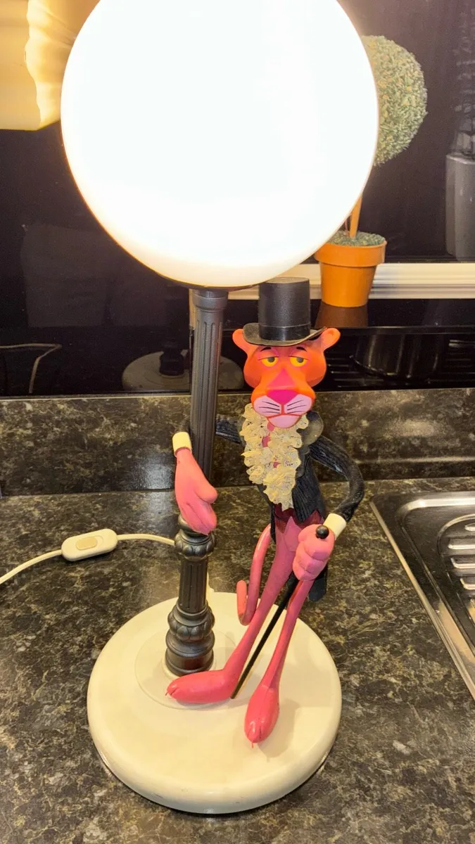 Retro pink panther lamp - Image 3