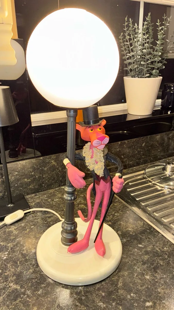 Retro pink panther lamp - Image 4