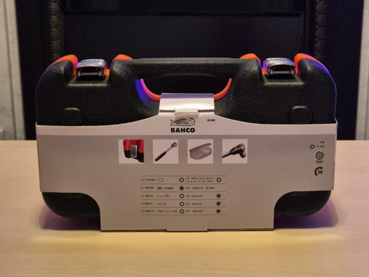 BAHCO S160 professional ratchet kit, NEW! + gift - Image 2