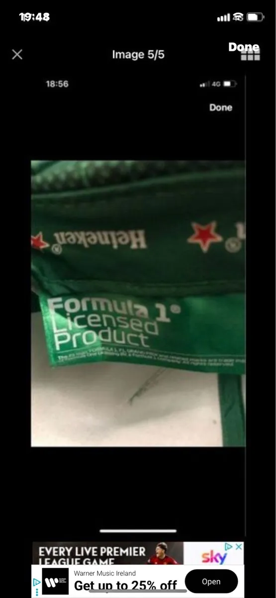 Formula 1 Heineken Cap - Image 4